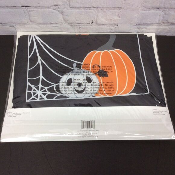 Celebrate It Trick or Treat Front Door Banners Pumpkins Halloween Decorations - Picture 3 of 8